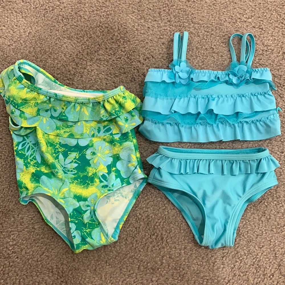 Baby girl swim suit bundle